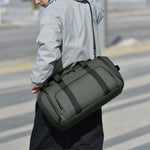 Travel Duffel Bag Waterproof Multiple Pockets & Padded Shoulder Strap