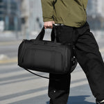 Travel Duffel Bag Waterproof Multiple Pockets & Padded Shoulder Strap