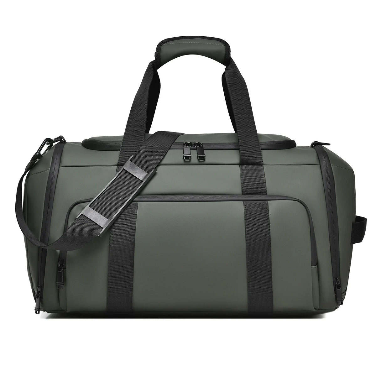 Travel Duffel Bag Waterproof Multiple Pockets & Padded Shoulder Strap
