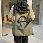 Travel Duffel Bag Waterproof Spacious Detachable Shoulder Strap