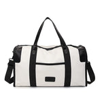 Travel Duffel Bag Waterproof Zippered Pockets Adjustable Shoulder Strap