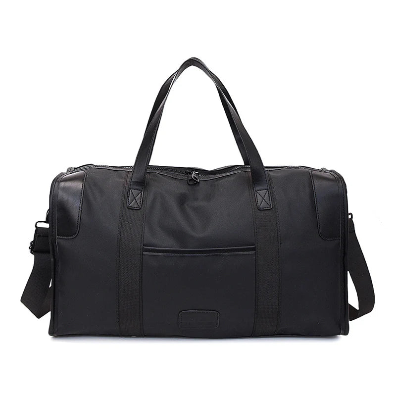 Travel Duffel Bag Waterproof Zippered Pockets Adjustable Shoulder Strap