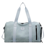 Travel Duffel Bag Wear-Resistant Fabric Multi-Compartment & Adjustable Strap