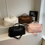Travel Duffel Bag Weather-Resistant Multiple Pockets & Detachable Strap