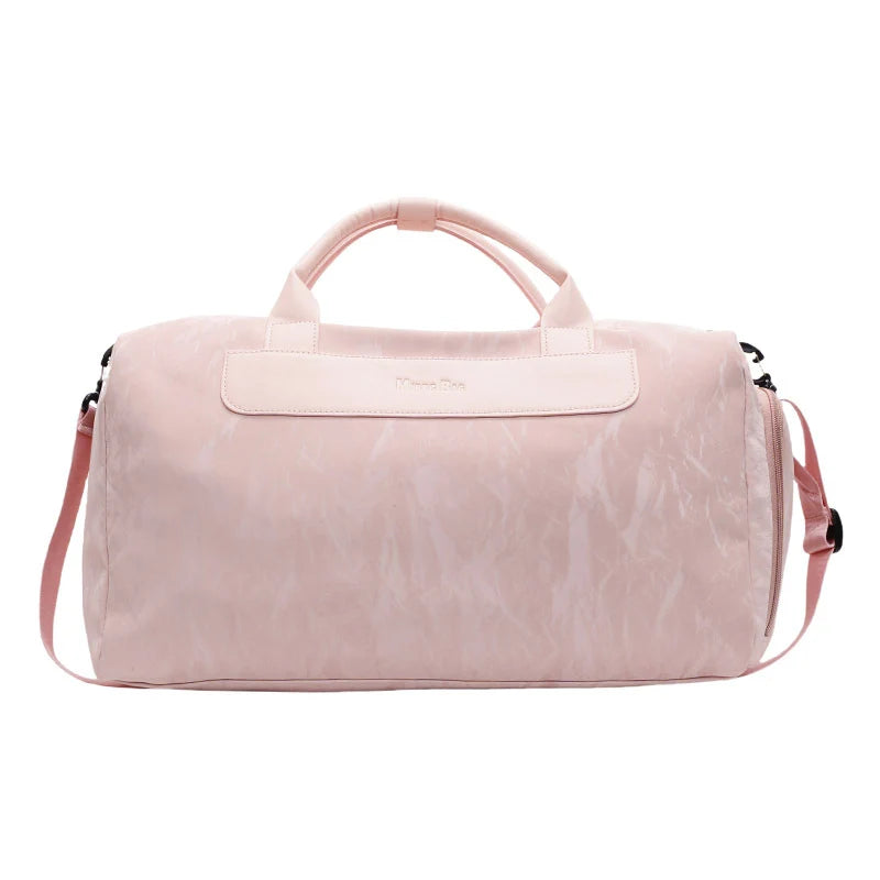 Travel Duffel Bag Weather-Resistant Multiple Pockets & Detachable Strap
