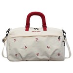 Travel Duffel Bag Weather-Resistant Padded Handles & Adjustable Strap