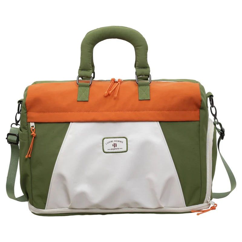 Travel Duffel Bag Weather-Resistant & Spacious Multiple Pockets