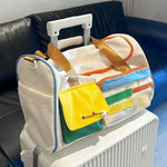 Travel Duffel Bag Weather-Resistant Spacious Multiple Pockets