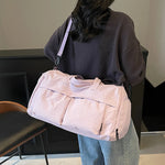 Travel Duffel Bag Weather-Resistant Spacious Multiple Pockets
