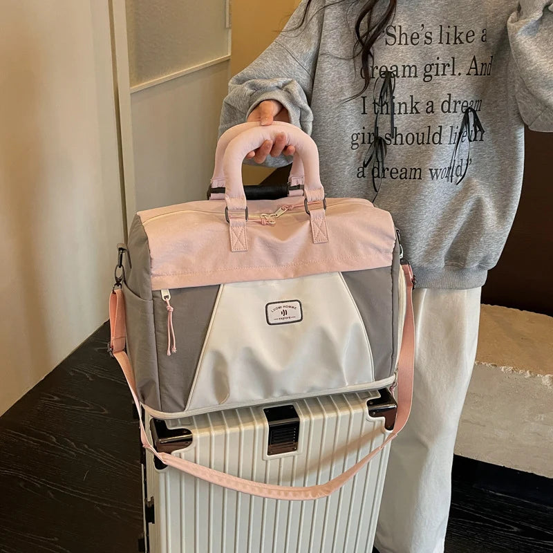 Travel Duffel Bag Weather-Resistant & Spacious Multiple Pockets