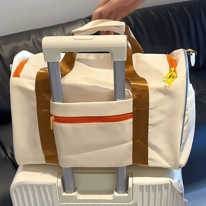 Travel Duffel Bag Weather-Resistant Spacious Multiple Pockets