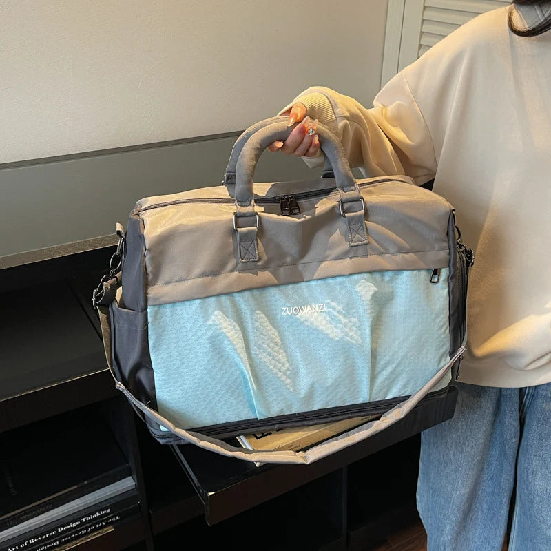 Travel Duffel Bag Weather-Resistant & Spacious Multiple Pockets