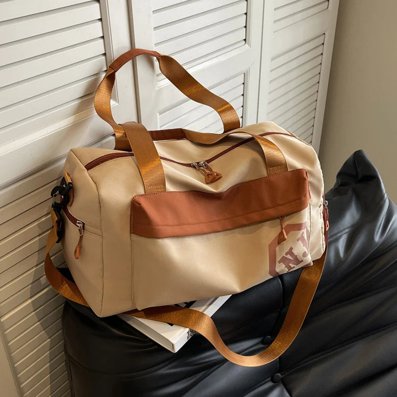 Travel Duffel Bag Weather-Resistant & Spacious Multiple Pockets