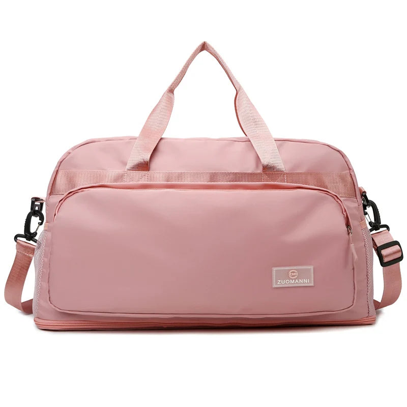 Travel Duffle Bag Foldable Water-Resistant Multiple Pockets