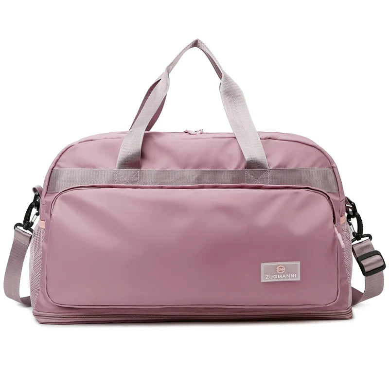 Travel Duffle Bag Foldable Water-Resistant Multiple Pockets