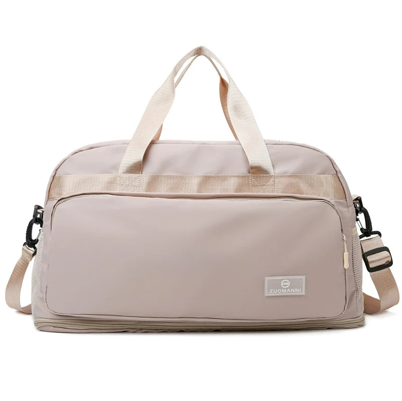 Travel Duffle Bag Foldable Water-Resistant Multiple Pockets
