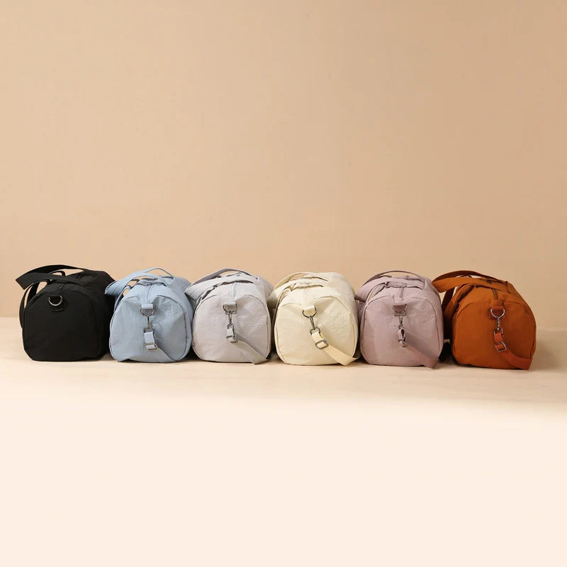Travel Duffle Bag Foldable Wear-Resistant Detachable Shoulder Strap