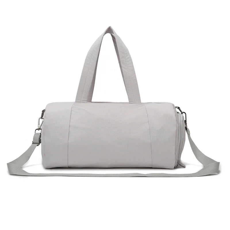 Travel Duffle Bag Foldable Wear-Resistant Detachable Shoulder Strap
