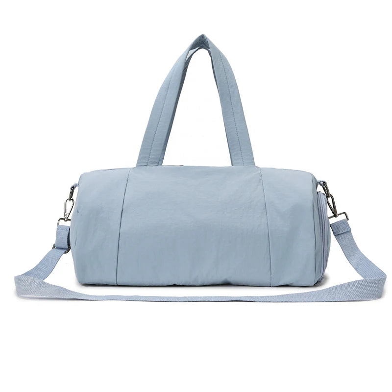 Travel Duffle Bag Foldable Wear-Resistant Detachable Shoulder Strap