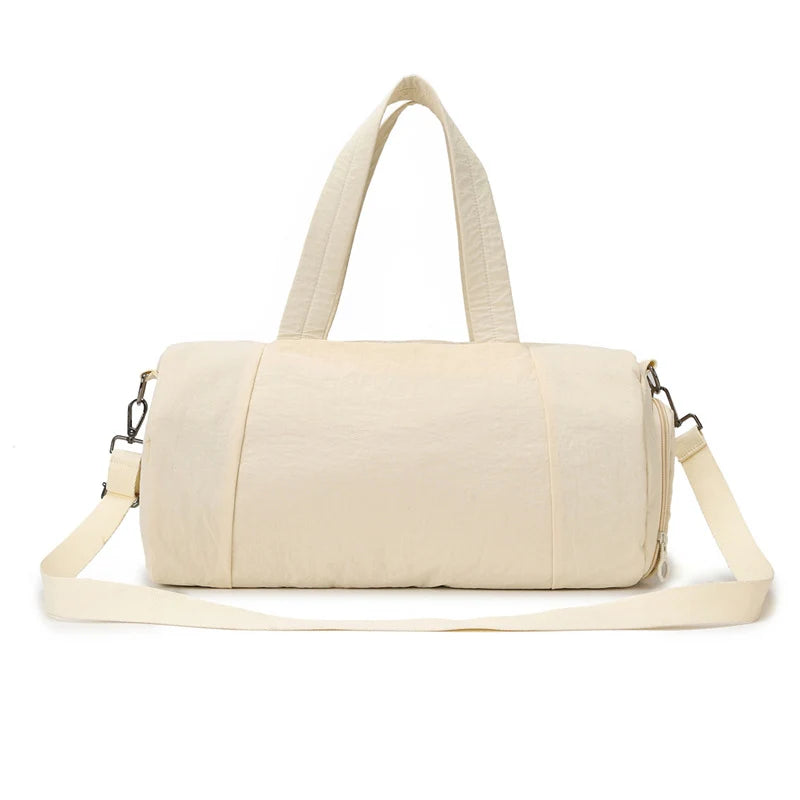 Travel Duffle Bag Foldable Wear-Resistant Detachable Shoulder Strap