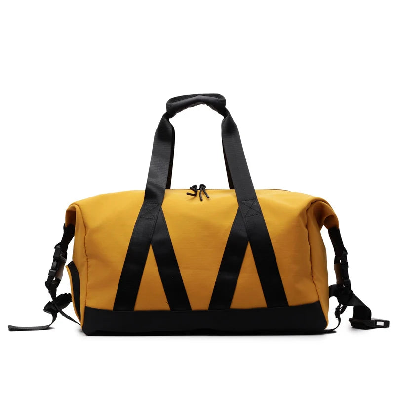Travel Duffle Bag Heavy-Duty Water-Resistant Multiple Pockets Padded Strap