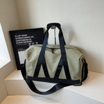 Travel Duffle Bag Heavy-Duty Water-Resistant Multiple Pockets Padded Strap