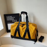 Travel Duffle Bag Heavy-Duty Water-Resistant Multiple Pockets Padded Strap