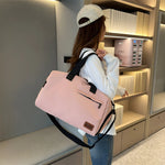 Travel Duffle Bag Large Capacity Water-Resistant Detachable Strap