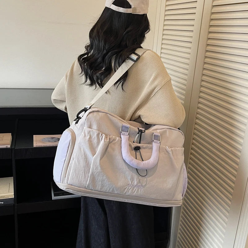 Travel Duffle Bag Lightweight & Durable Fabric Multiple Compartments