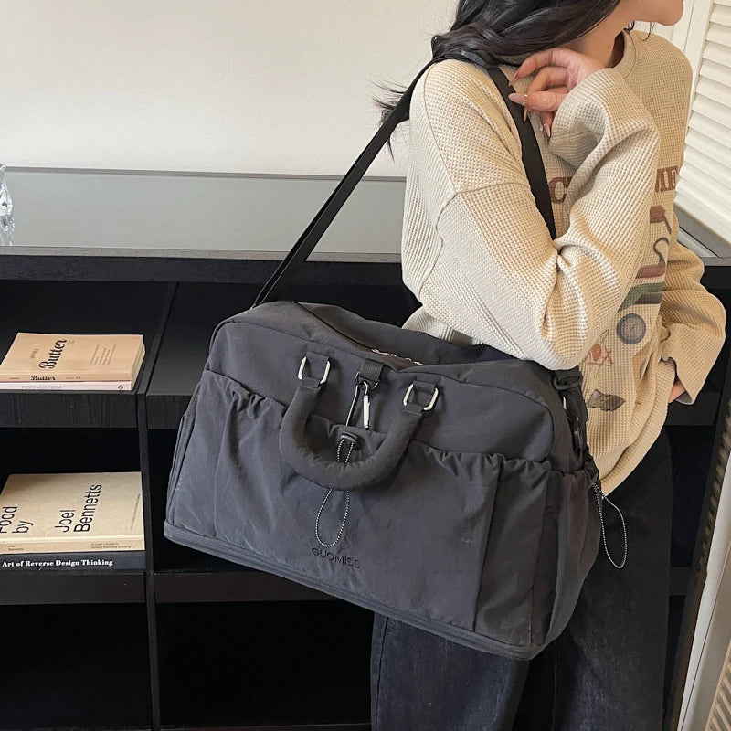 Travel Duffle Bag Lightweight & Durable Fabric Multiple Compartments