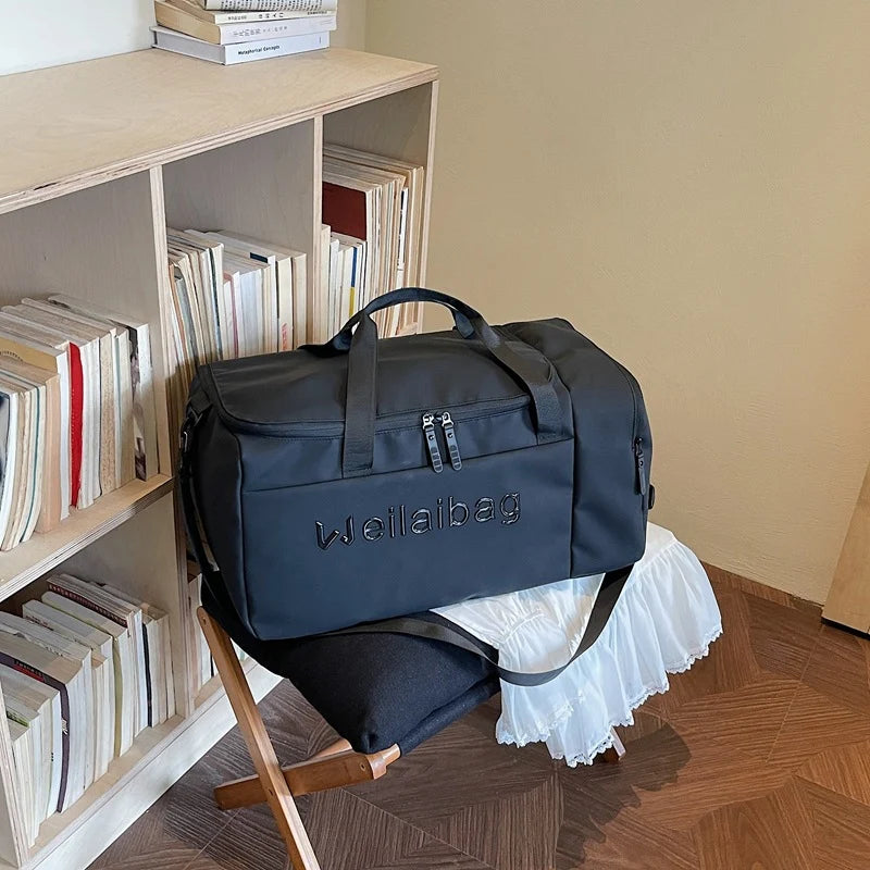 Travel Duffle Bag Lightweight & Spacious Weather-Resistant Multiple Compartments