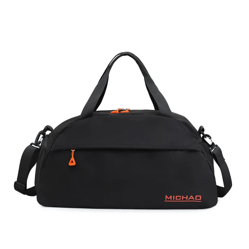 Travel Duffle Bag Lightweight Water-Resistant Compartments & Detachable Strap