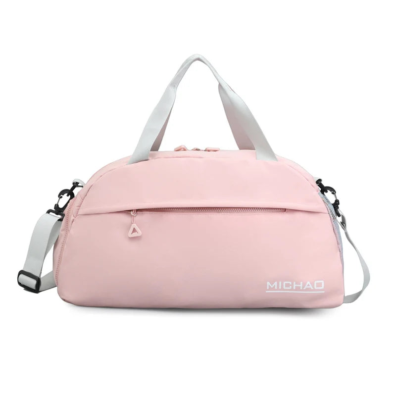Travel Duffle Bag Lightweight Water-Resistant Compartments & Detachable Strap