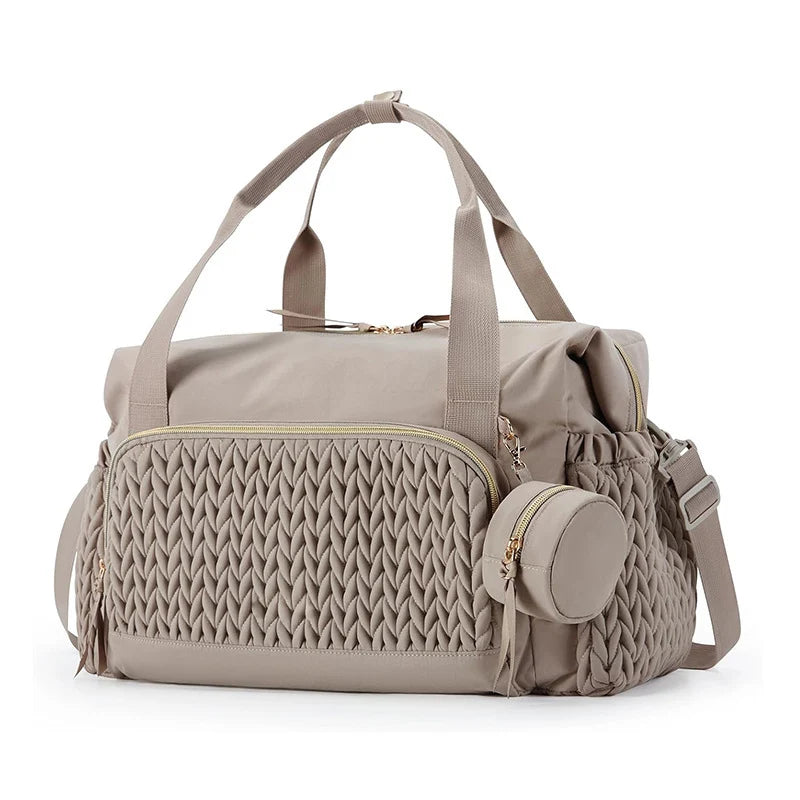 Travel Duffle Bag Multi-Pocket Water-Resistant Shoulder Straps & Handles