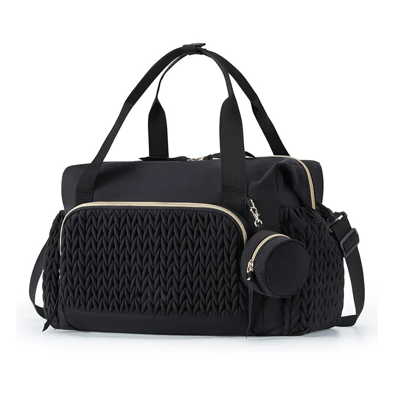 Travel Duffle Bag Multi-Pocket Water-Resistant Shoulder Straps & Handles