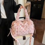 Travel Duffle Bag Spacious Durable Fabric Detachable Shoulder Strap
