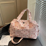 Travel Duffle Bag Spacious Durable Fabric Detachable Shoulder Strap