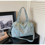 Travel Duffle Bag Spacious Durable Fabric Detachable Shoulder Strap