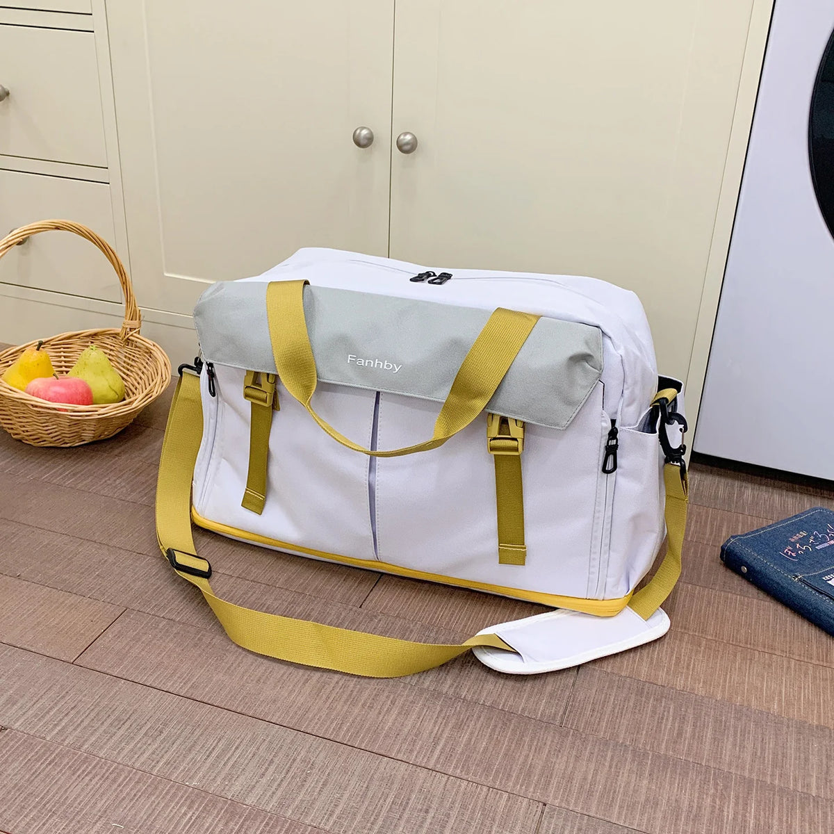 Travel Duffle Bag Spacious Interior Multiple Compartments Padded Straps