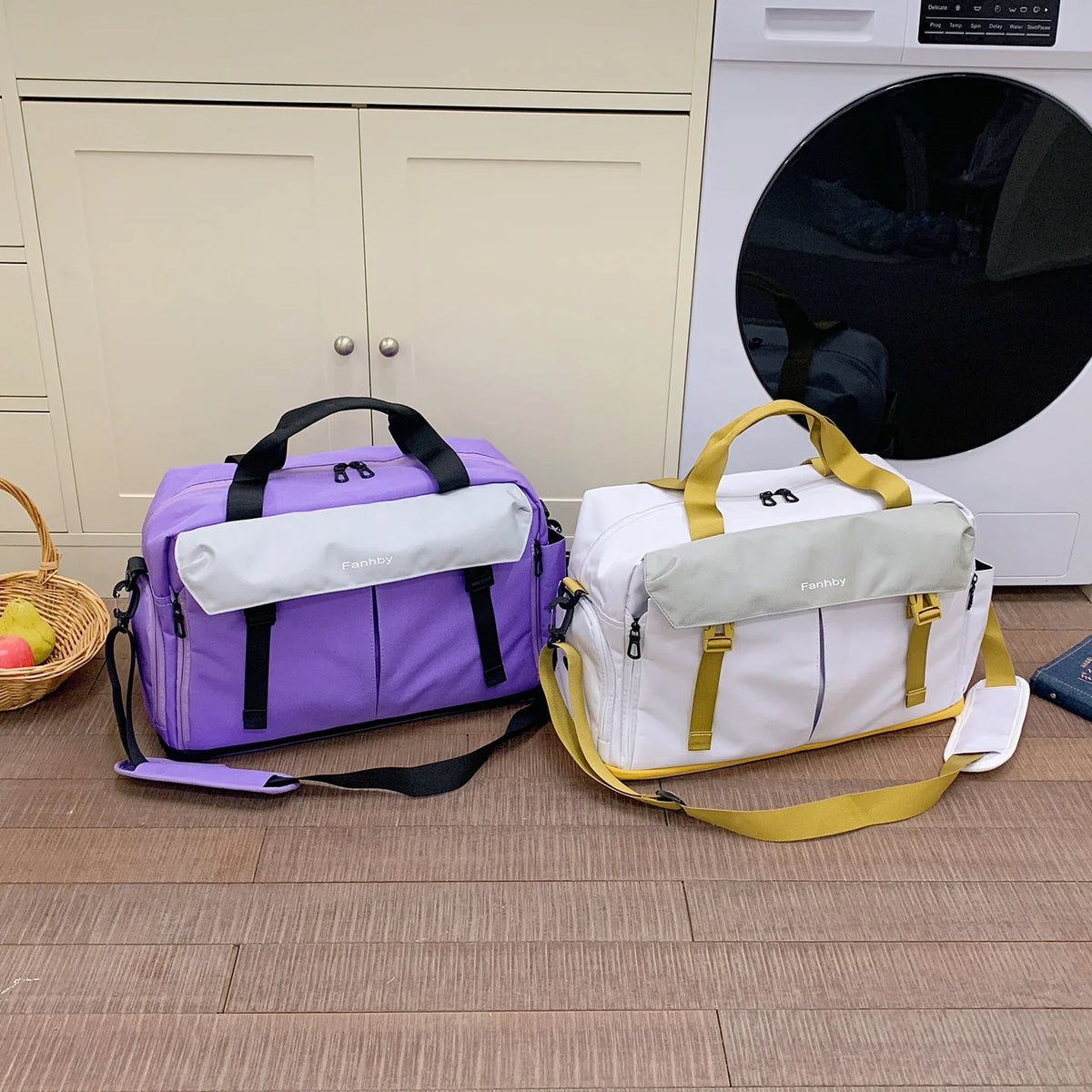 Travel Duffle Bag Spacious Interior Multiple Compartments Padded Straps