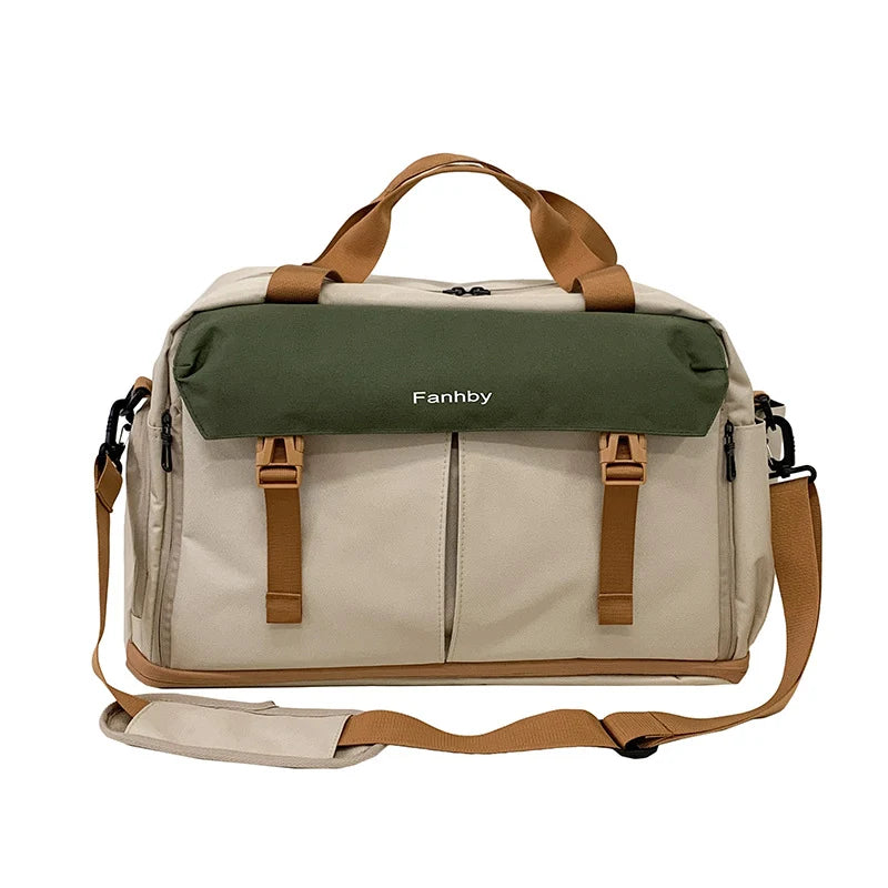 Travel Duffle Bag Spacious Interior Multiple Compartments Padded Straps