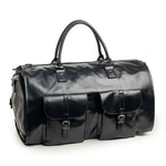 Travel Duffle Bag Spacious Multi-Pocket Water-Resistant Detachable Strap