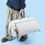 Travel Duffle Bag Spacious Organized Pockets Removable Strap