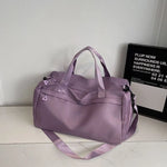 Travel Duffle Bag Spacious Water-Resistant Fabric Organized Pockets