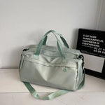 Travel Duffle Bag Spacious Water-Resistant Fabric Organized Pockets
