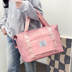 Travel Duffle Bag Spacious Weather-Resistant Multiple Pockets