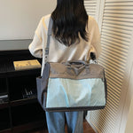 Travel Duffle Bag Water-Resistant Multi-Compartment Adjustable Shoulder Strap