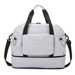Travel Duffle Bag Water-Resistant Multi-Compartment Adjustable Strap & Dual Handles