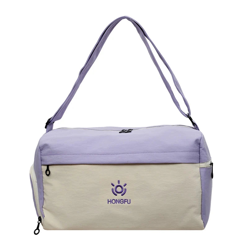 Travel Duffle Bag Water-Resistant & Multi-Compartment Padded Shoulder Strap