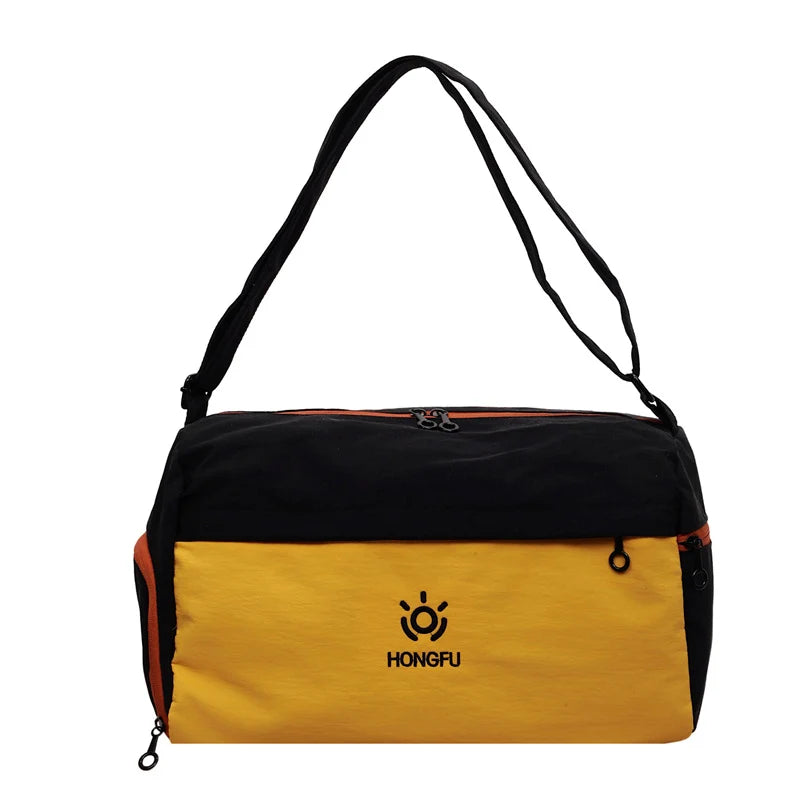 Travel Duffle Bag Water-Resistant & Multi-Compartment Padded Shoulder Strap